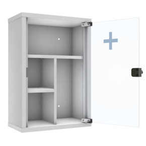 аптечка настенная со стеклянной дверцей фото