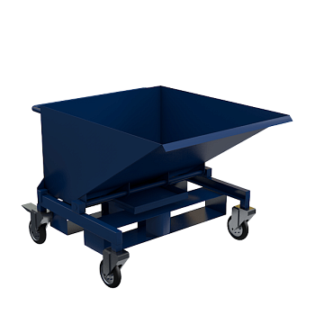 контейнер металлический (опрокидывающийся) 555x640x700 фото