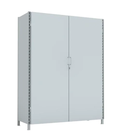 Стеллаж 2000x1500x600 стенки сплошные, двери сплошные, 4 яруса стеллаж 2000x1500x600 стенки сплошные, двери сплошные, 4 яруса фото