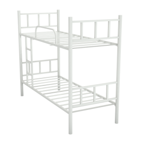 кровать двухъярусная металлическая с лестницей фото