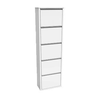 металлический шкафчик для обуви на 5 ячеек фото