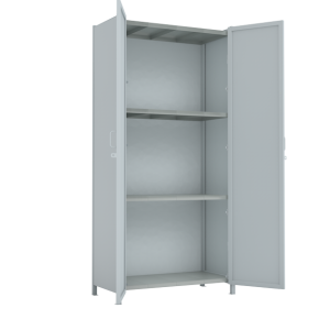 Стеллаж 2500x1200x600 стенки сплошные, двери сплошные, 4 яруса стеллаж 2500x1200x600 стенки сплошные, двери сплошные, 4 яруса фото