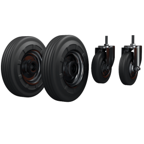 комплект колёс литых для тележки тгу-300 фото