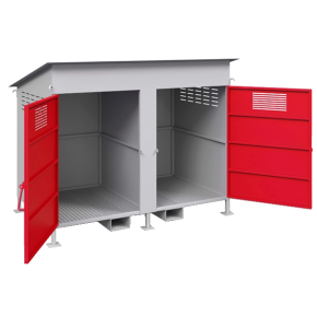 хранилище для 24 пропановых баллонов сварное