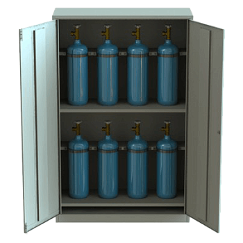 шкаф для 8 кислородных баллонов емкостью до 5 л фото