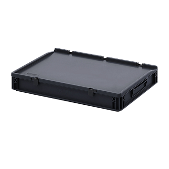 евроконтейнер esd с крышкой на шарнире 90x400x600 фото