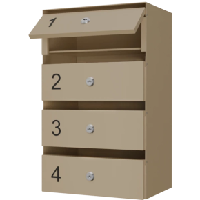 почтовый ящик 4-секционный серия ультра смарт фото