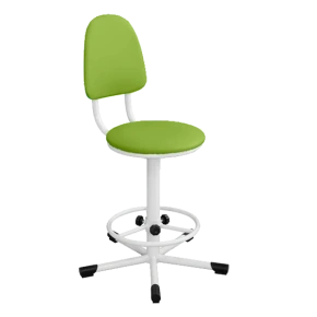 Кресло на винтовой опоре светло-зеленое КР02 каркас белый кресло на винтовой опоре светло-зеленое кр02 каркас белый фото