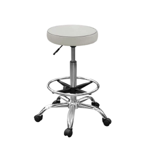 лабораторный табурет с мягким сиденьем т11-в светло-серый фото
