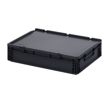 евроконтейнер esd с крышкой на шарнире 135x400x600 фото