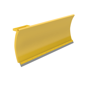 отвал для снега навесной поворотный ручной фото