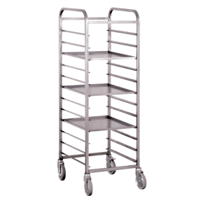 тележка-шпилька для противней из нержавейки колеса 75 мм фото