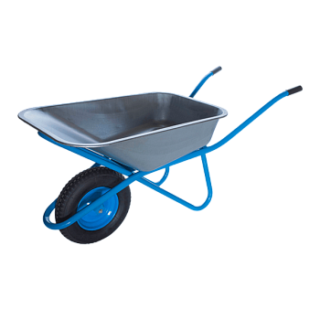 тачка одноколесная с пневмоколесом ⌀ 480 мм фото