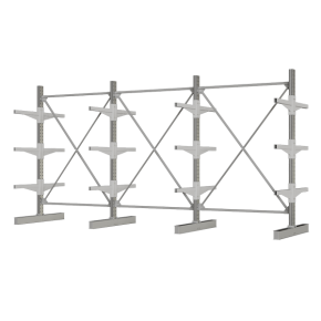 консольный стеллаж кср двухсторонний тройной фото