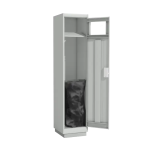 одностворчатый шкаф для грязной одежды с электронным замком фото