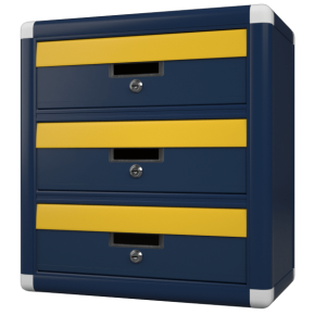 Почтовый ящик на 3 квартиры серия Евро почтовый ящик на 3 квартиры серия евро фото