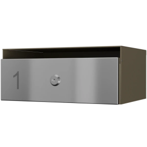 почтовый ящик 1-секционный серии ультра инокс смарт фото