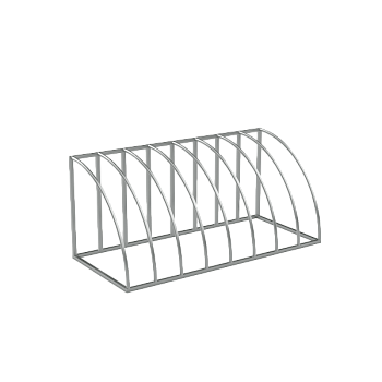 велопарковка стальная на 8 велосипедов фото