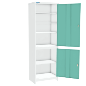 шкаф медицинский металлический шмм-1-ц с мастер-системой фото