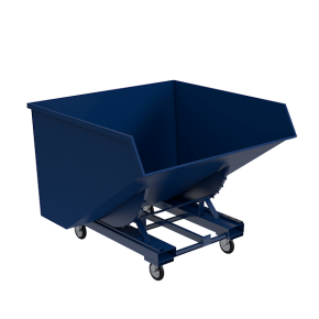 контейнер металлический на колесах 1050x1500x1500 фото