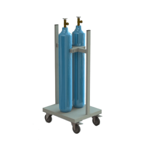 стойка для кислородных баллонов с колесами фото