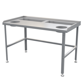 стол овощной из нержавейки 870x1500x800 фото