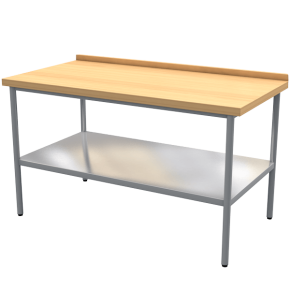 стол кондитерский из нержавеющей стали 870x1500x800 фото