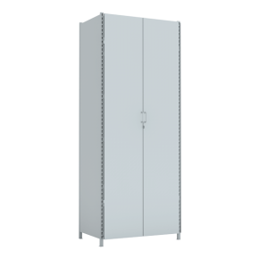 Стеллаж 3000x1200x750 стенки сплошные, двери сплошные 5 ярусов стеллаж 3000x1200x750 стенки сплошные, двери сплошные 5 ярусов фото