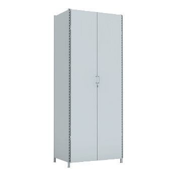 Стеллаж 3000x1200x750 стенки сплошные, двери сплошные 5 ярусов стеллаж 3000x1200x750 стенки сплошные, двери сплошные 5 ярусов фото