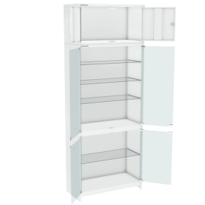 шкаф медицинский двухстворчатый шсс-2 с антресолью фото