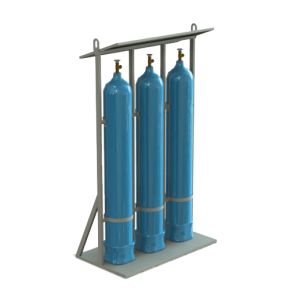 стойка для кислородных газовых баллонов с крышей фото