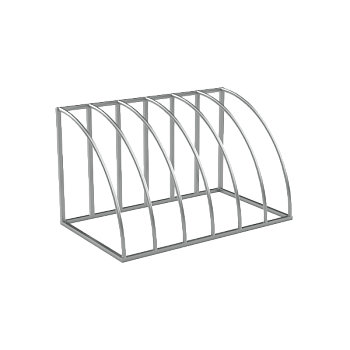 велопарковка из стали на 6 велосипедов фото