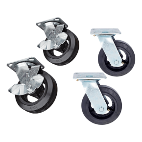 комплект литых большегрузных колес диаметром 200 мм фото