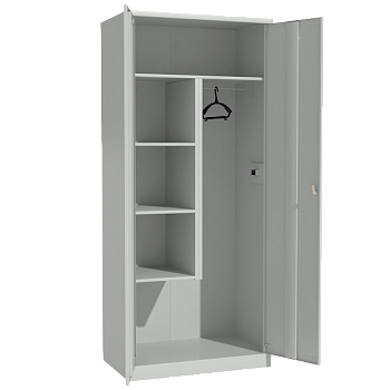 шкаф для хозяйственного инвентаря двухстворчатый фото