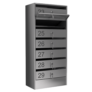 почтовый ящик 7-секционный серия эталон премиум фото