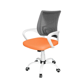 кресло для персонала кр08 оранжевое фото