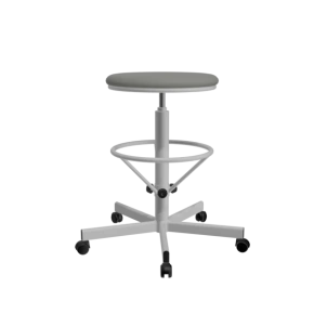 табурет с усиленной опорой для ног т03/к серый фото