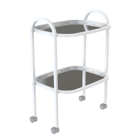 Столик 2-полочный с полками из нержавеющей стали столик 2-полочный с полками из нержавеющей стали фото