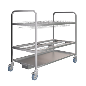 тележка для тарелок и стаканов 1200x600x1040 мм фото