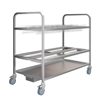 тележка для тарелок и стаканов 1200x600x1040 мм фото