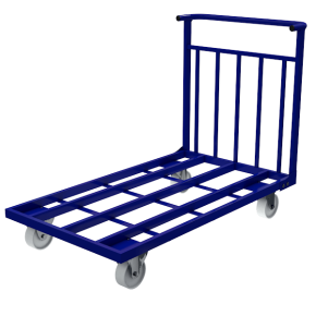 тележка платформенная усиленная каркасная тт 5 полиамид фото