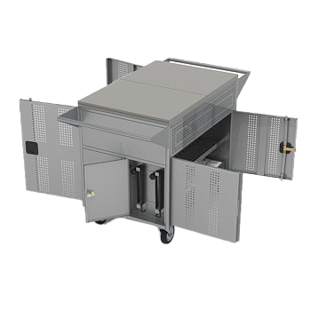 тележка для хранения и подзарядки ноутбуков фото