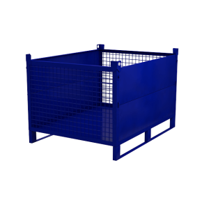 контейнер сетка+металл с откидным бортом фото