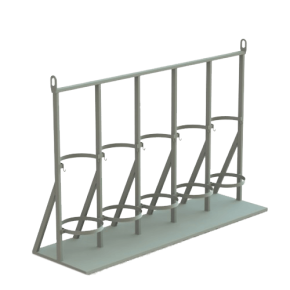 стойка для 5 газовых баллонов (пропан) фото