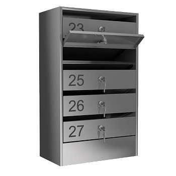 Почтовый ящик 5-секционный серия Эталон Премиум почтовый ящик 5-секционный серия эталон премиум фото