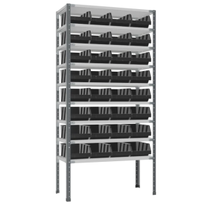 Антистатический стеллаж СТ-012 с ящиками 400x230x150 антистатический стеллаж ст-012 с ящиками 400x230x150 фото