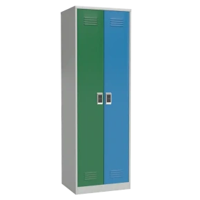 цветной металлический шкаф для одежды с электронным замком фото