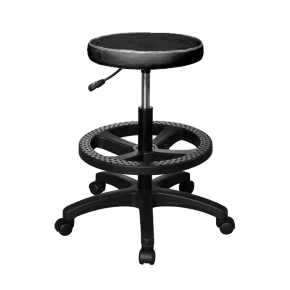 табурет высокий промышленный т10-в черный фото