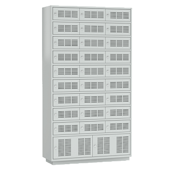 шкаф для сумок на 27/2 ячеек фото