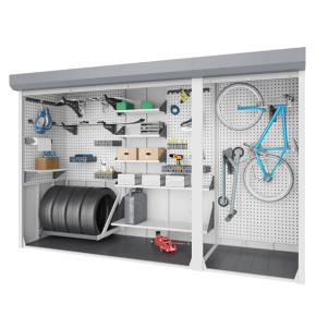 шкаф для паркинга 2300x3100x600 двухсекционный фото